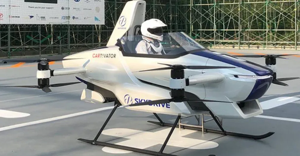 Airborne car tested in Japan with public demo success today